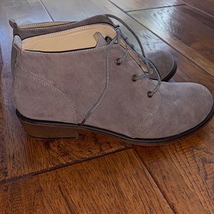 Grey Suede boots